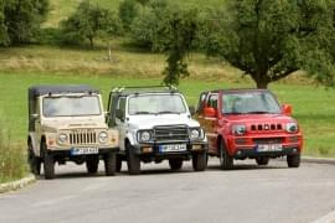 Suzuki LJ80, Samurai és Jimny oldalnézetben